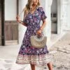 Boho Print Short Sleeve High Waist A-Line Bohemian Dress Wholesale Dresses SDN539503 2 Boho Print Short Sleeve High Waist A-Line Bohemian Dress Wholesale Dresses SDN539503 -OTIS Clothing Shop ff511df8 315b 406e a28c 4b571b7351d1 556289073d8acfdb9287d01831a6adf3