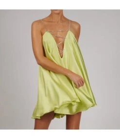 Solid Color Rhinestone Chain Sundresses Sling V-Neck Open Back Satin Dress Party Sexy Wholesale Mini Dresses SDN532986 -OTIS Clothing Shop ffdee827 1d5f 4667 a8fe a6fcff2d0677 045a9c641be90d7aee8d7d99cd23917f