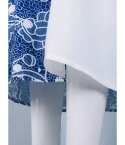 Stitching Print With Floral Shirt Cardigan Sunscreen Long Short-Sleeved Dress In 2 Way SD150031 -OTIS Clothing Shop sd150031 6